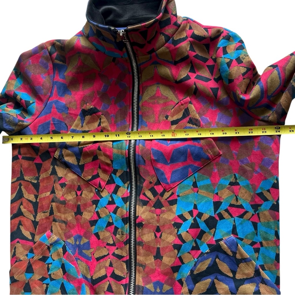 Desigual Retro Patch OLAHRAGA Jacket Size L/XL - Picture 8 of 16